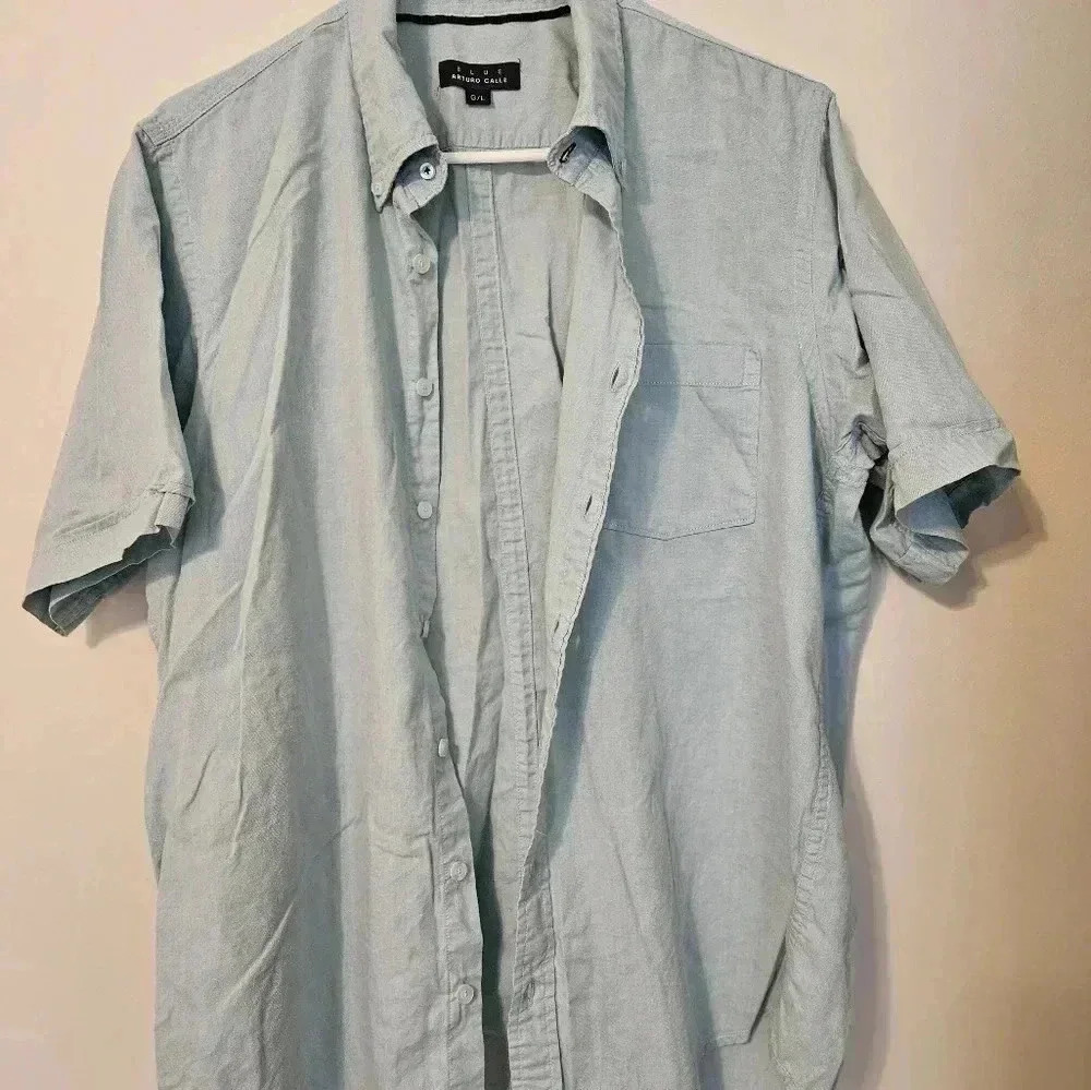 BLUE ARTURO CALLE 100% ALGOLODON EUC SIZE LARGE - Picture 7 of 8